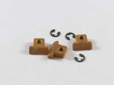#3123 Non Pre-Notched Saddles, Aged Natural Brass
