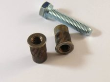 #3081-1 TPM Aged Nickel Metric Tailpiece/Bridge Stud Bushings, for HERITAGE, EPIPHONE, and other IMPORTED GUITARS