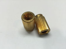 #3080-3 Tailpiece Insert Bushings (INCH) Aged Gold