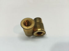 #3081-3 Aged Gold TPM Metric Tailpiece/Bridge Stud Bushings, for HERITAGE, EPIPHONE, and other IMPORTED GUITARS