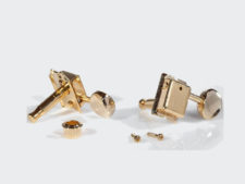 #3510-3 Faber® 6 Inline Tuners, Aged Gold