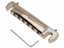 #3320-0 Tone-Bar™ Compensated Wrap Tailpiece/Bridge Gloss Nickel – Brass tone bars
