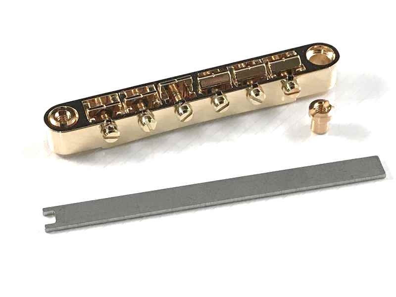 for ALL GIBSON ABR-1 & 4MM For Nashville & Imported Guitars using large bridge posts See Important Details! in AGED NICKEL FABER® TONE-LOCK™ BRIDGE EPIPHONE and MANY OTHER GUITARS