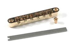 #3031-4-IMP Tone-Lock™ Bridge Gloss Gold, for Epiphone & Imports with Direct Mounted Bridge Posts