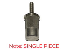 #7025 E-Sert™, German Bell Brass, Aged Nickel, Single conversion post