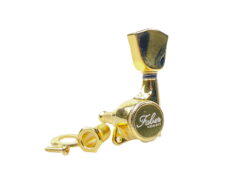#3511-2 Faber® Precision Locking Tuners, Gloss Gold