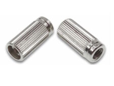 #3088-4 TPM Gloss Nickel Metric Tailpiece/Bridge Stud Bushings, for Kit guitars and others with 11mm bushing holes