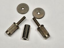 #3118-1 IBG-Sert™ Aged Nickel, “Plus” GERMAN BELL BRASS conversion posts for Epiphone “Inspired By Gibson”